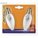Attralux 925646344220 Pack 2 Bombillas Ovaladas E14 55W