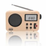 NK Radio Portátil Vintage Pequeña NK-AB1904-FM Beige