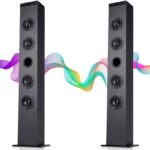 NK Pack 2 Torres de Sonido Verticales Bluetooth 5.0 NK-ALVERTX2
