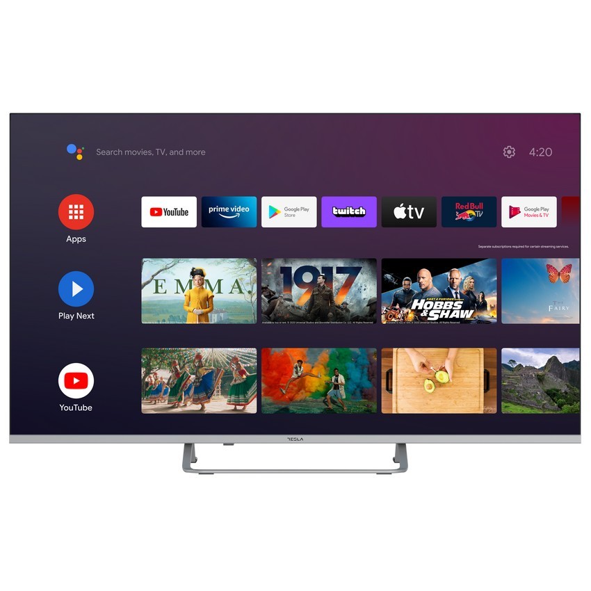 TV 50 TESLA Series 6 50S635BUS 4K UHD LED Smart Google TV black