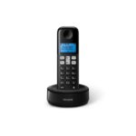 Philips Teléfono Fijo Inalámbrico Negro D1611B